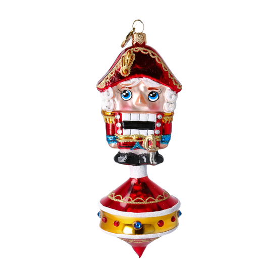 Royal Nutcracker Nutcracker Handmade Glass Christmas ornament 2024-066
