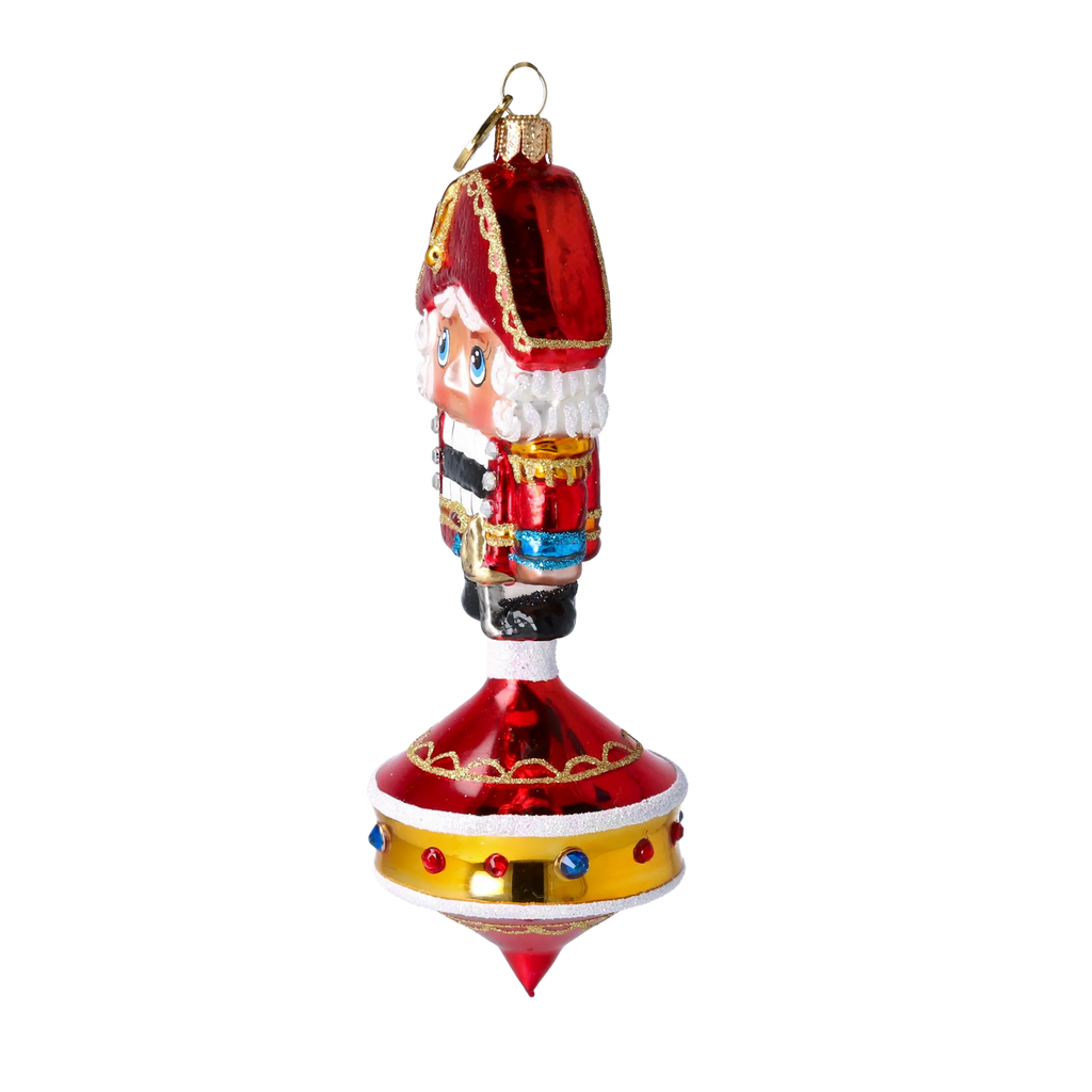 Gallant Sentinel | Hand-Painted Glass Ornament | Blubom 2024-066