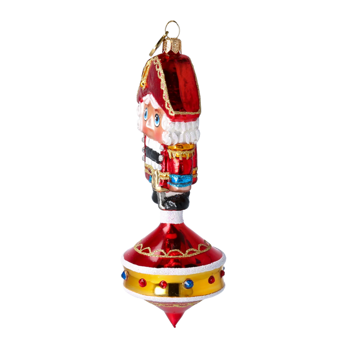 Gallant Sentinel | Hand-Painted Glass Ornament | Blubom 2024-066