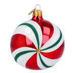 Ruby Solaris Echo | Hand-Painted Glass Ornament | Blubom 2024-068