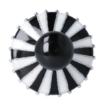 Obsidian Echo | Hand-Painted Glass Ornament | Blubom 2024-071