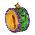 Gallant Emerald Cadence | Hand-Painted Glass Ornament | Blubom 2024-077