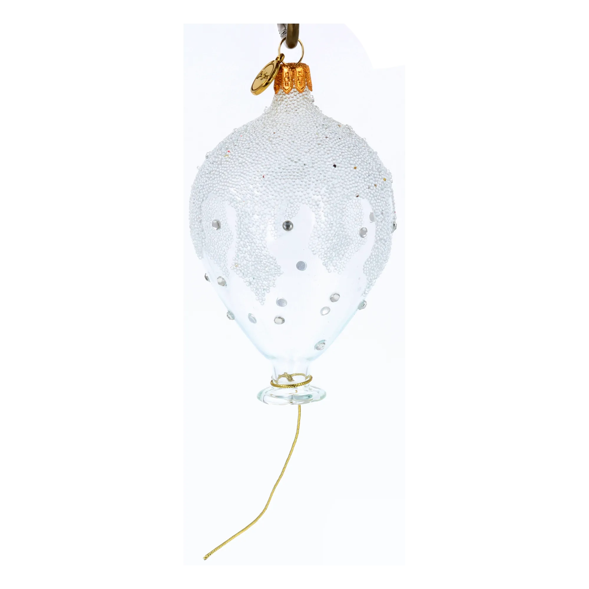 Captured Breath | Hand-Painted Glass Ornament | Blubom 2024-081