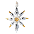 Load image into Gallery viewer, Sunny Star  Handmade Glass Christmas ornament
