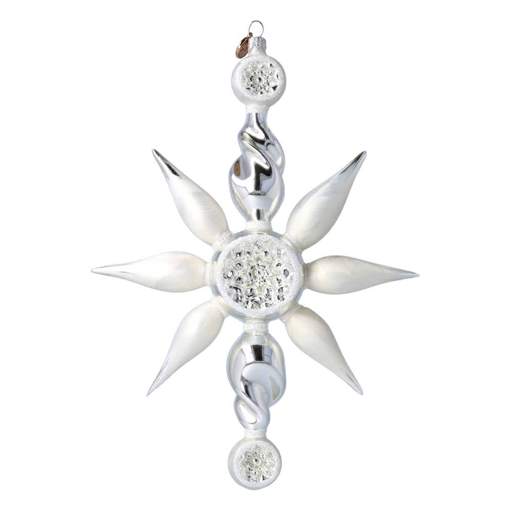 Arctic Zenith | Hand-Painted Glass Ornament | Blubom 2024-083