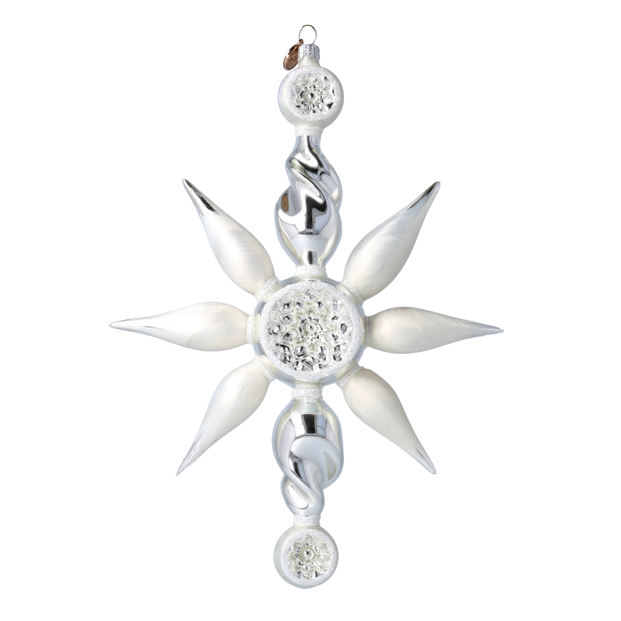 Arctic Zenith | Hand-Painted Glass Ornament | Blubom 2024-083