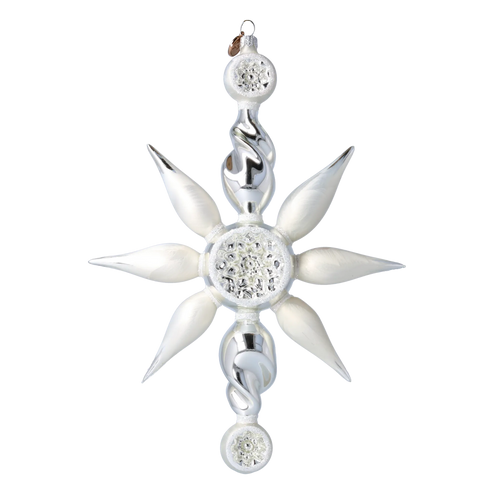 Arctic Zenith | Hand-Painted Glass Ornament | Blubom 2024-083