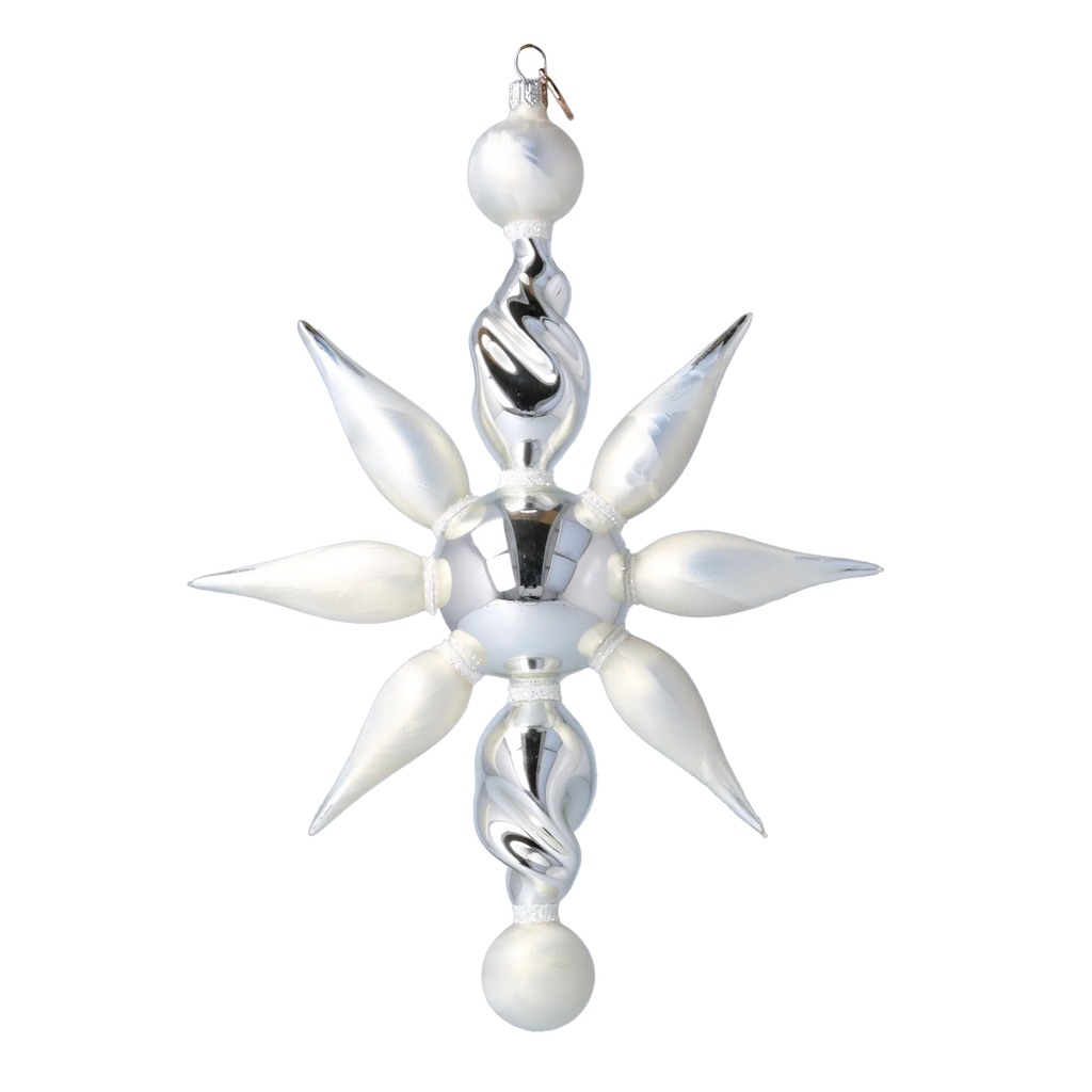 Arctic Zenith | Hand-Painted Glass Ornament | Blubom 2024-083