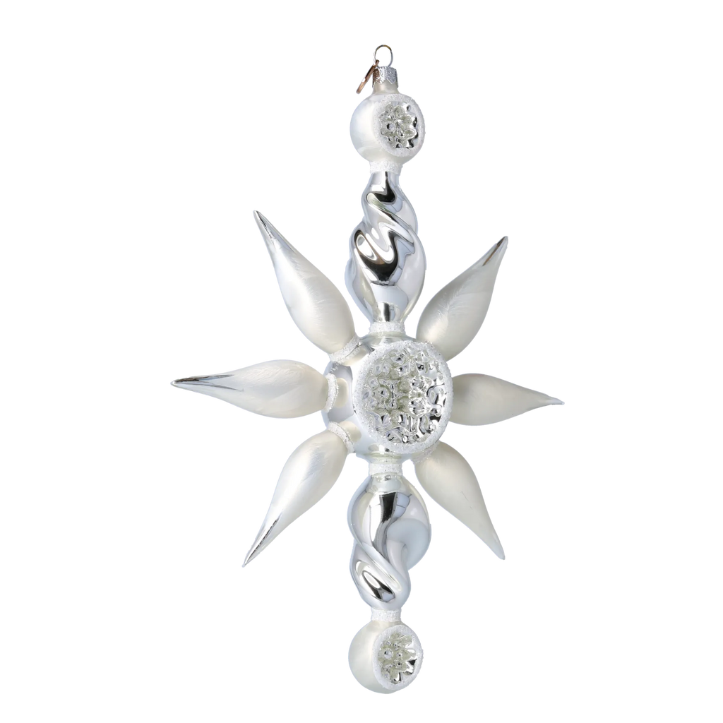 Arctic Zenith | Hand-Painted Glass Ornament | Blubom 2024-083