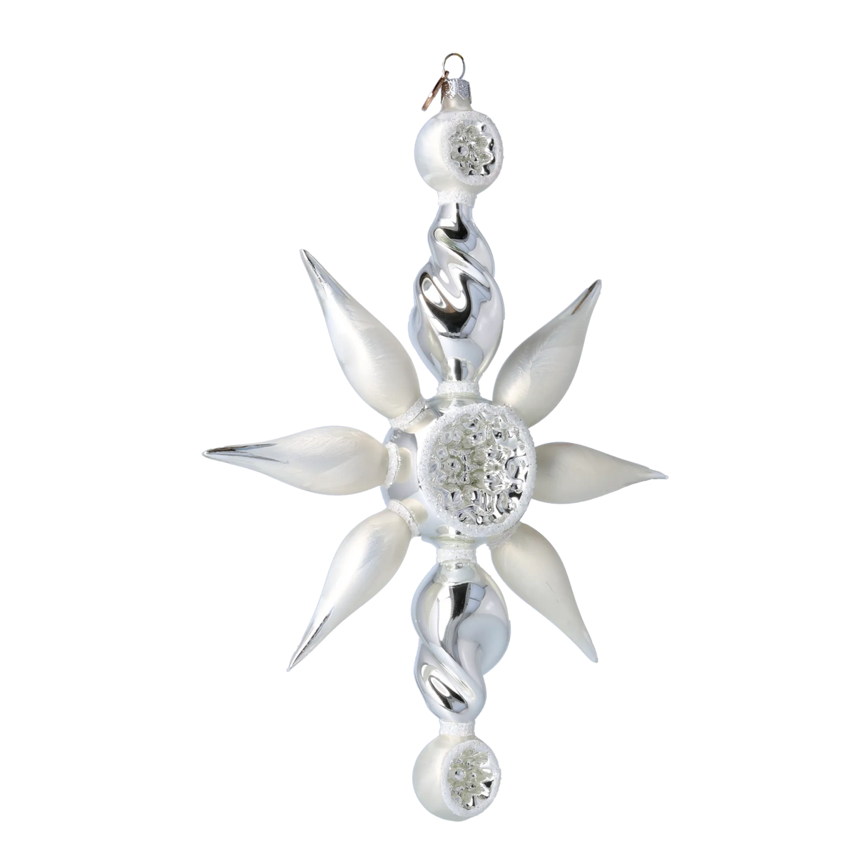 Arctic Zenith | Hand-Painted Glass Ornament | Blubom 2024-083
