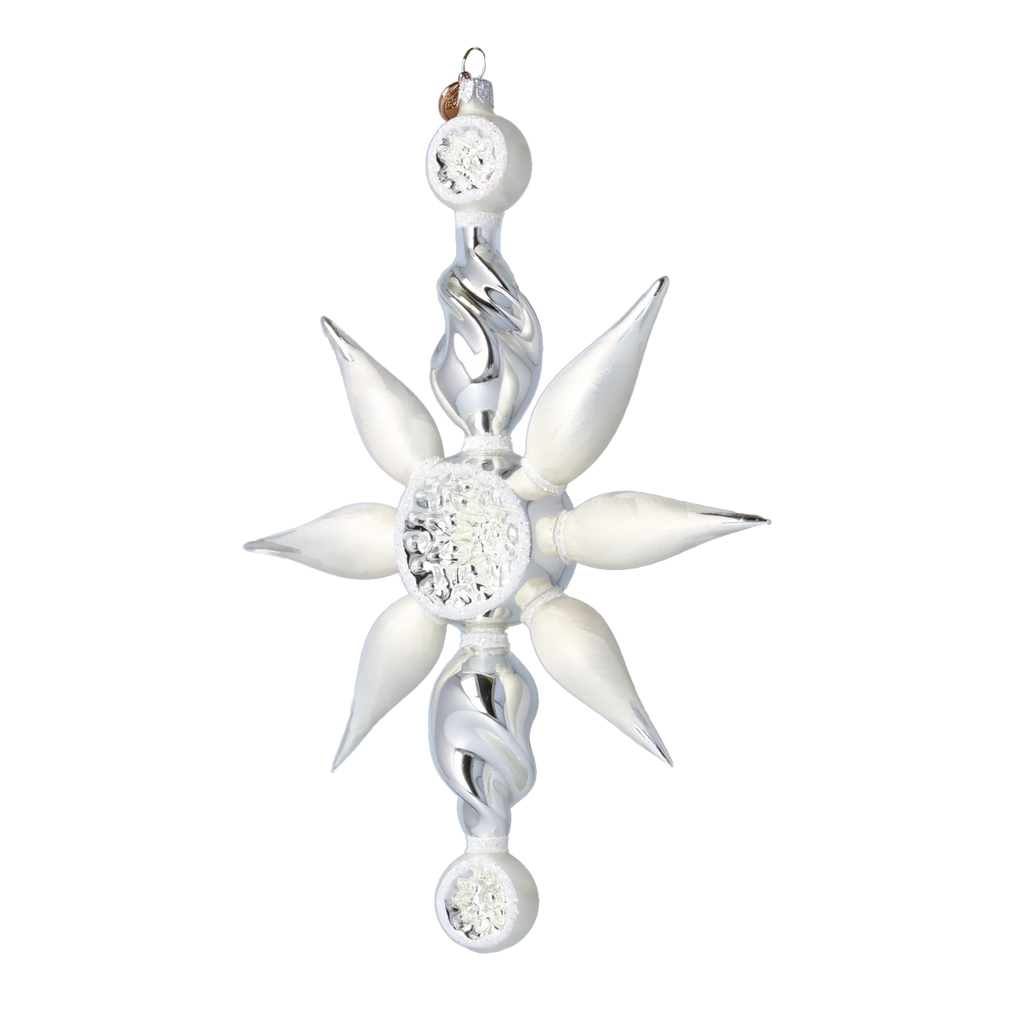 Arctic Zenith | Hand-Painted Glass Ornament | Blubom 2024-083