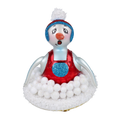 Astonished Alpine Apprentice | Hand-Painted Glass Ornament | Blubom 2024-092