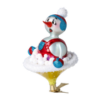 Astonished Alpine Apprentice | Hand-Painted Glass Ornament | Blubom 2024-092