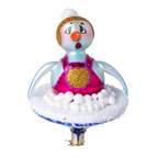 Breathless Frost Soloist | Hand-Painted Glass Ornament | Blubom 2024-095