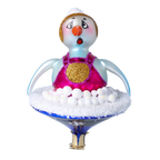 Breathless Frost Soloist | Hand-Painted Glass Ornament | Blubom 2024-095
