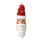Nocturnal Crimson Voyager | Hand-Painted Glass Ornament | Blubom 2024-096