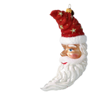 Nocturnal Crimson Voyager | Hand-Painted Glass Ornament | Blubom 2024-096