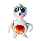Starry Eyed Voyager | Hand-Painted Glass Ornament | Blubom 2024-098