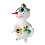 Starry Eyed Voyager | Hand-Painted Glass Ornament | Blubom 2024-098