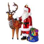 Noble Midnight Kinship | Hand-Painted Glass Ornament | Blubom 2024-099