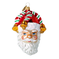Jovial Gilded Chimes | Hand-Painted Glass Ornament | Blubom 2024-107