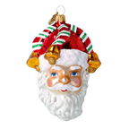 Jovial Gilded Chimes | Hand-Painted Glass Ornament | Blubom 2024-107