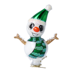 Jaunty Emerald Sprite | Hand-Painted Glass Ornament | Blubom 2024-113