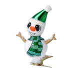 Jaunty Emerald Sprite | Hand-Painted Glass Ornament | Blubom 2024-113