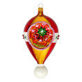 Load image into Gallery viewer, Christmas Blossom Balloon Handmade Glass Christmas ornament free blowing
