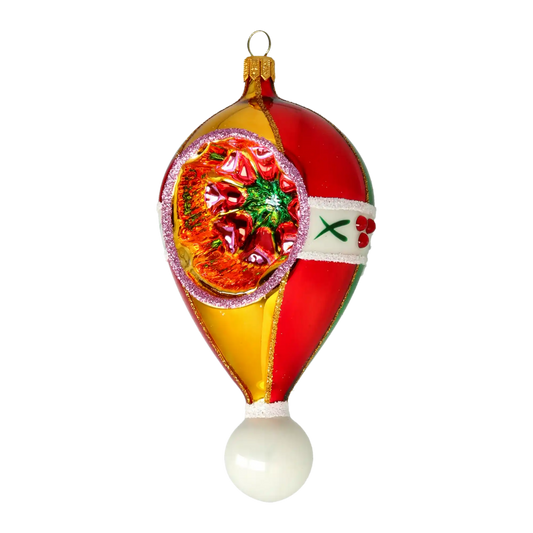 Christmas Blossom Balloon Handmade Glass Christmas ornament free blowing