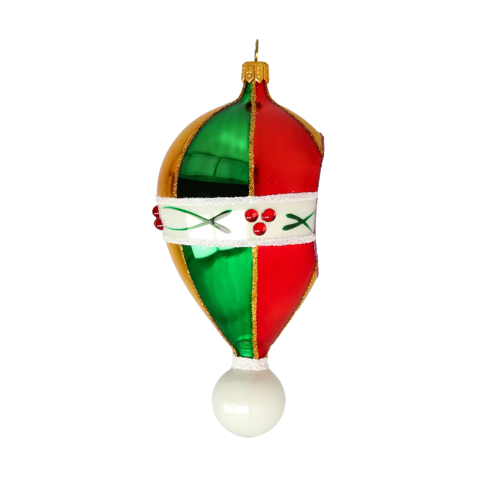 Christmas Blossom Balloon Handmade Glass Christmas ornament free blowing