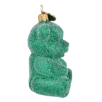 Emerald Confidant | Hand-Painted Glass Ornament | Blubom 2024-121