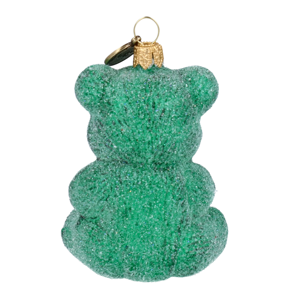 Emerald Confidant | Hand-Painted Glass Ornament | Blubom 2024-121