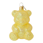 Mellow Citron Bear | Hand-Painted Glass Ornament | Blubom 2024-126