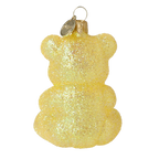 Mellow Citron Bear | Hand-Painted Glass Ornament | Blubom 2024-126