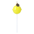 Vivid Citron Savor | Hand-Painted Glass Ornament | Blubom 2024-131