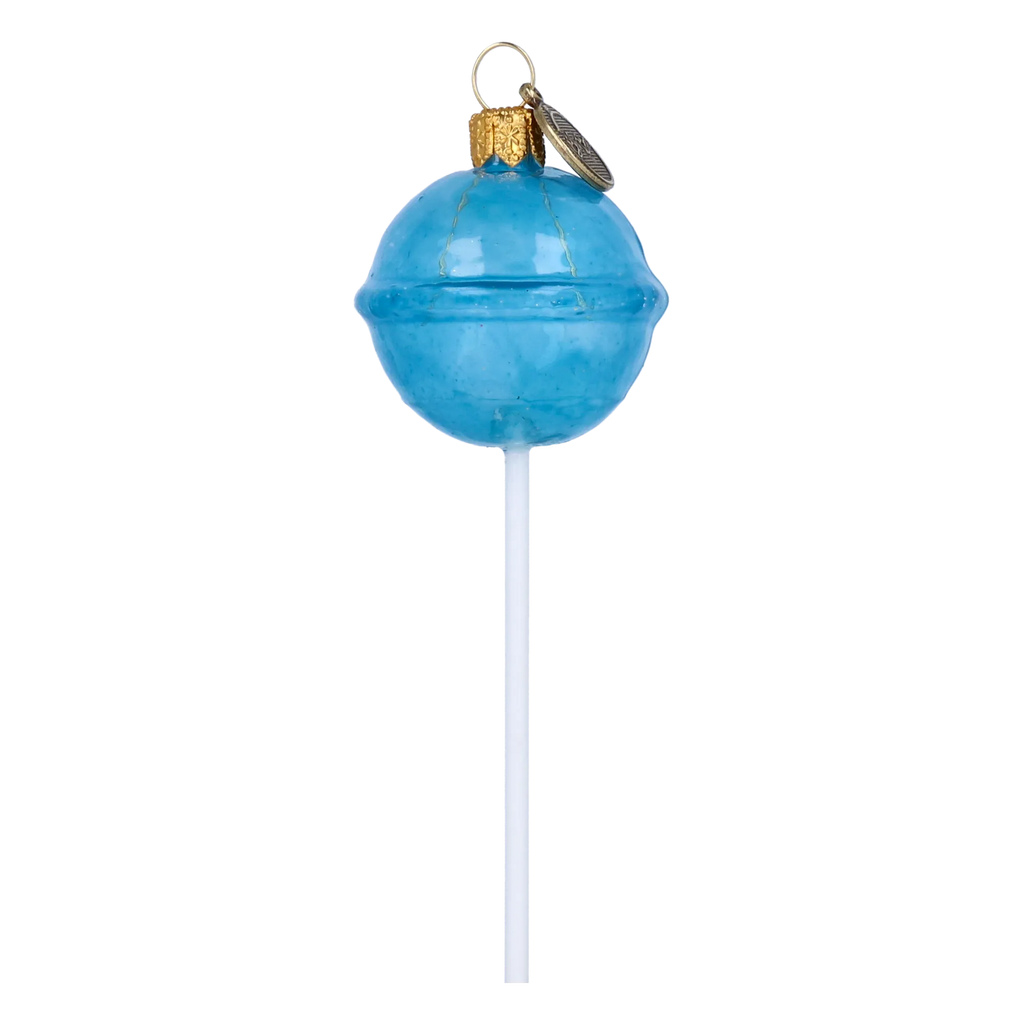 Azure Nectar | Hand-Painted Glass Ornament | Blubom 2024-136