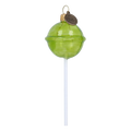 Sharp Lime Confection | Hand-Painted Glass Ornament | Blubom 2024-137