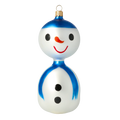 Jovial Azure Herald | Hand-Painted Glass Ornament | Blubom 2024-170