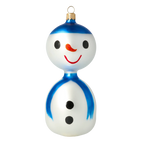 Jovial Azure Herald | Hand-Painted Glass Ornament | Blubom 2024-170