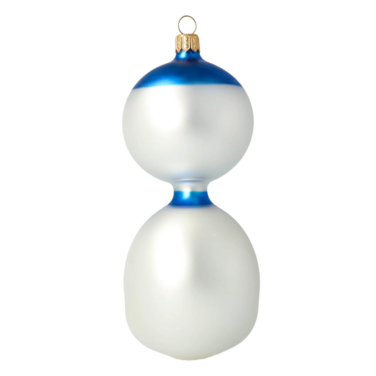 Jovial Azure Herald | Hand-Painted Glass Ornament | Blubom 2024-170