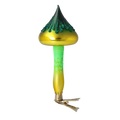 Sylvan Emerald Spire | Hand-Painted Glass Ornament | Blubom 2024-173