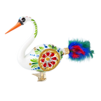 Stately Heritage Herald | Hand-Painted Glass Ornament | Blubom 2024-177