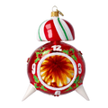 Vigilant Midnight Watch | Hand-Painted Glass Ornament | Blubom 2024-179