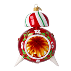 Vigilant Midnight Watch | Hand-Painted Glass Ornament | Blubom 2024-179
