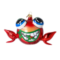 Mischievous Mariner | Hand-Painted Glass Ornament | Blubom 2024-181