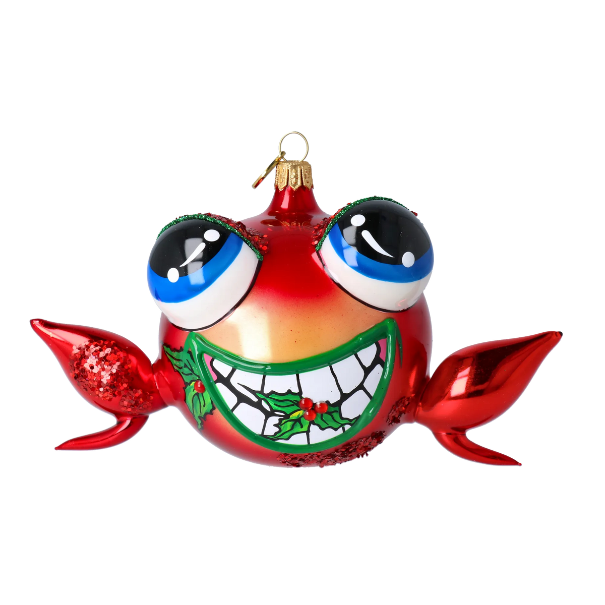 Mischievous Mariner | Hand-Painted Glass Ornament | Blubom 2024-181