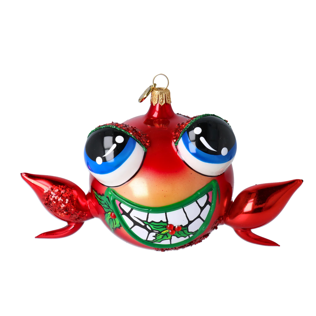Mischievous Mariner | Hand-Painted Glass Ornament | Blubom 2024-181