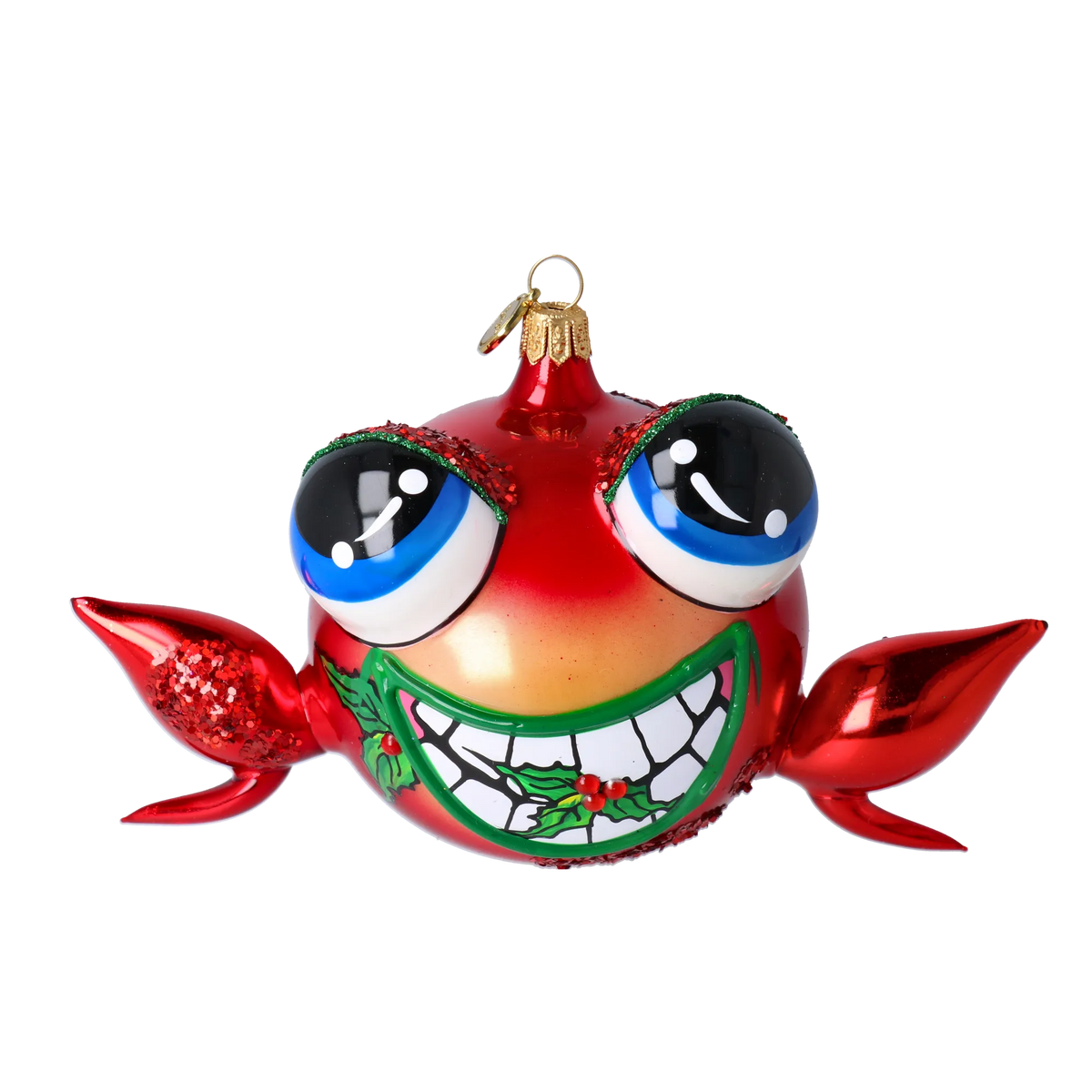 Mischievous Mariner | Hand-Painted Glass Ornament | Blubom 2024-181