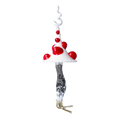 Scarlet Hearth Ascent | Hand-Painted Glass Ornament | Blubom 2024-184